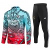 Dječji Real Madrid Dragon Sweatshirt Za Trening Četvrt Zip 2023-24 Plava Dječji Real Madrid Dragon Sweatshirt Za Trening Četvrt Zip 2023-24 Plava